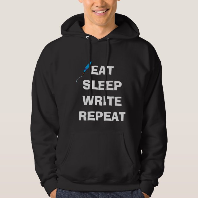 Eat Sleep Write Repeat Hoodie (Front)