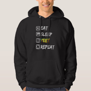 Eat Sleep Yeet Repeat Tee With Local Urban Dancing