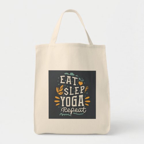 Eat Sleep yoga repeat  Tote Bag