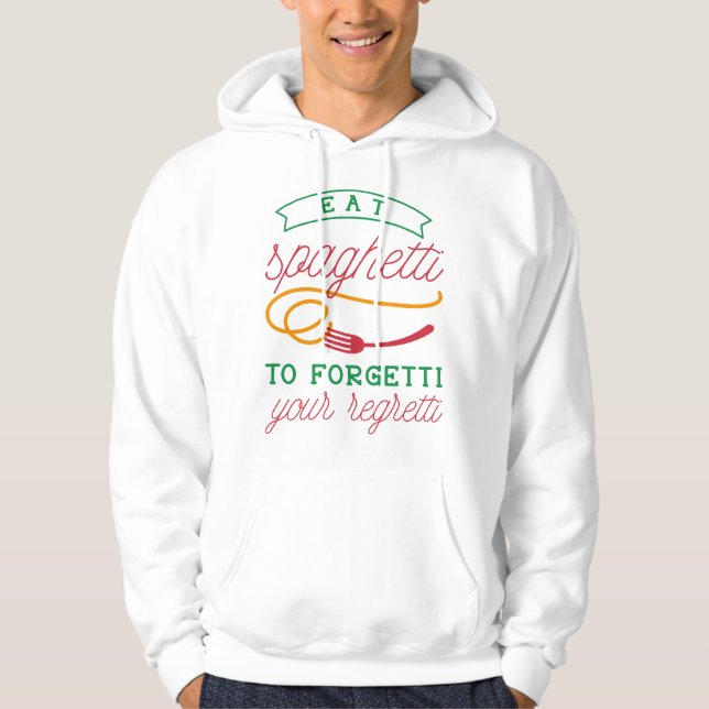 Eat Spaghetti Hoodie (Front)