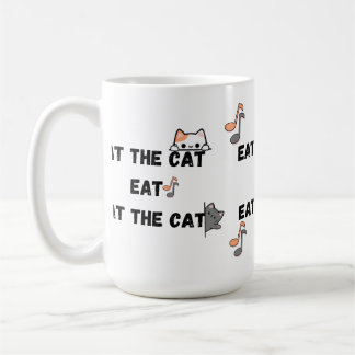 Eat the Cat Funny Coffee Mug