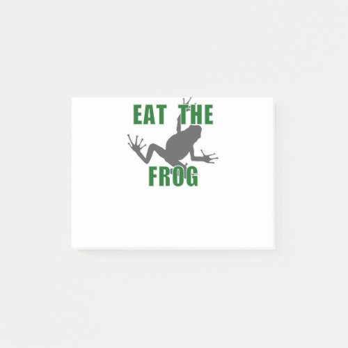 Eat The Frog _ Entrepreneur Motivation Quote Post_it Notes