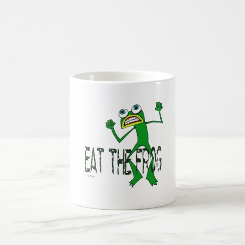 Eat the frog mug