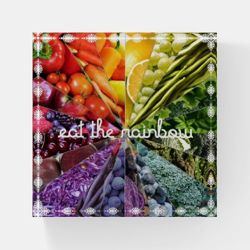 Eat the Rainbow Paperweight