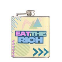 Eat the Rich 90s Vibe Flask