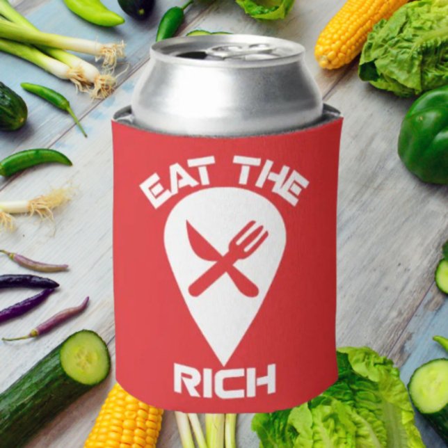 Eat The Rich – Anti-Greed Can Cooler (Creator Uploaded)