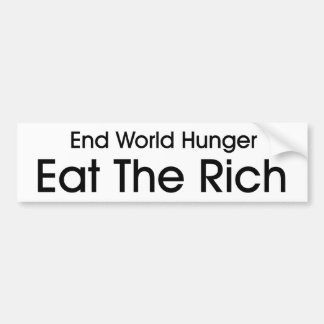 Eat The Rich Bumper Sticker