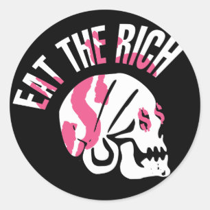 Eat the Rich Classic Round Sticker