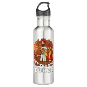 Eat The Rich Doner Döner  Stainless Steel Water Bottle