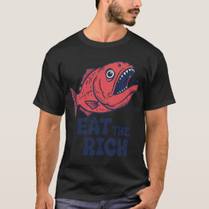 Eat the rich, predatory, socialism, funnyfits70, H T-Shirt