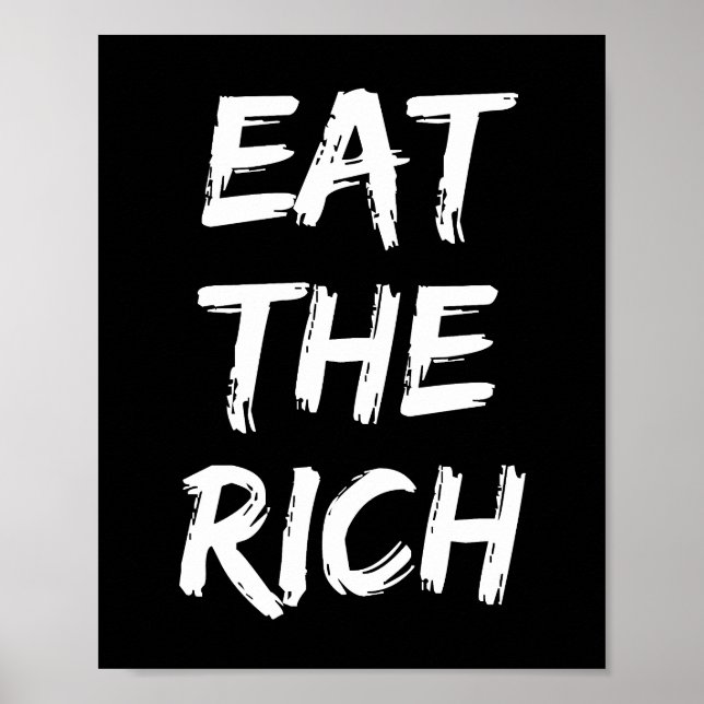 Eat the Rich - Socialist Poster (Front)