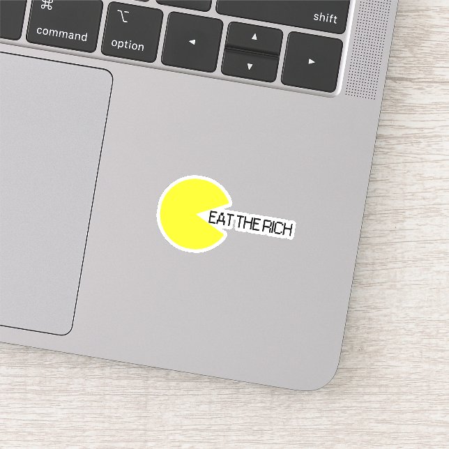 Eat The Rich Sticker (Detail)