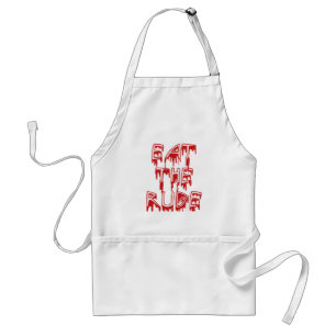 Eat The Rude Adult Apron