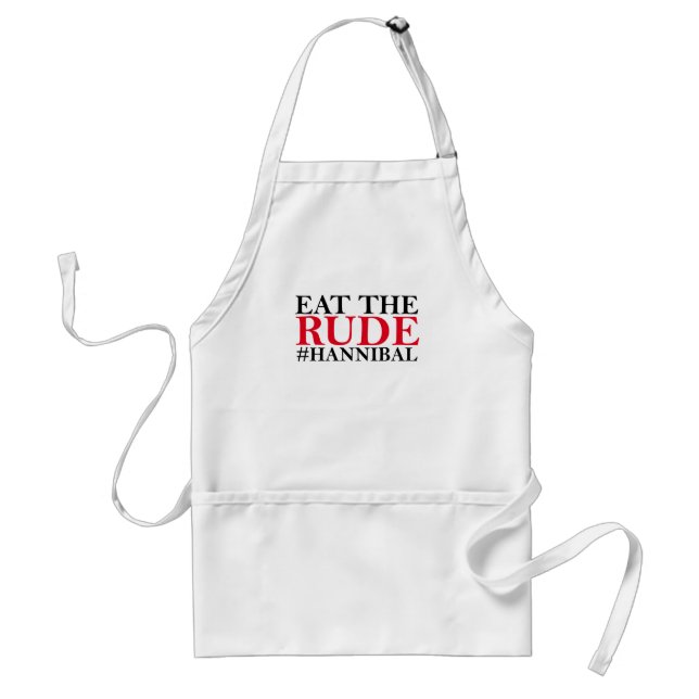 Eat The Rude Tee Shirt G.png Adult Apron (Front)