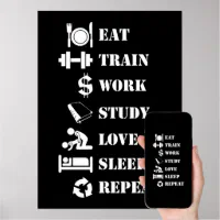 STUDY,WORK,EAT,SLEEP(RS LIFE #3) 