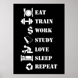 Eat Sleep Gym Repeat - pureshredz