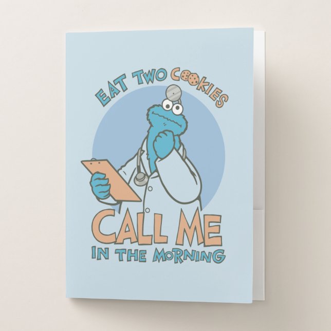 Eat Two Cookies, Call Me in the Morning Pocket Folder (Front)