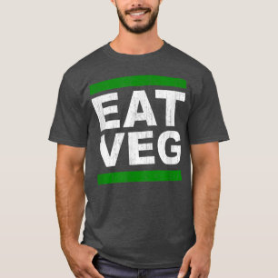 EAT VEG Vegan Vegetarian Herbivore Plant-Based Ins T-Shirt