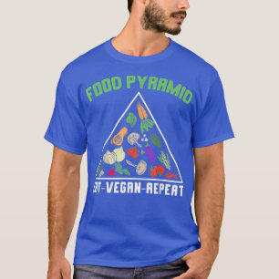 Eat Vegan Repeat Veganism Vegetarian Healthy Green T-Shirt