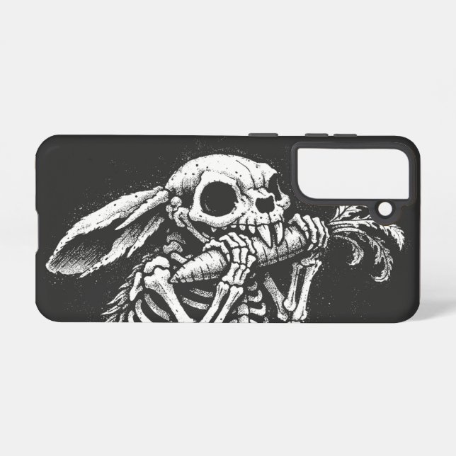 Eat Veggies   – Dead Rabbit by BurnsInHell Samsung Galaxy Case (Back Horizontal)