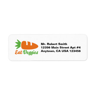 Eat Veggies Label