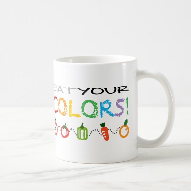 Eat Your Colors! Coffee Mug (Right)