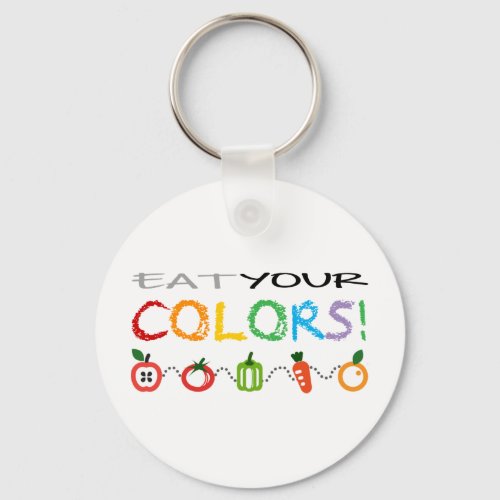 Eat Your Colors Keychain