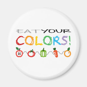 Eat Your Colors! Magnet