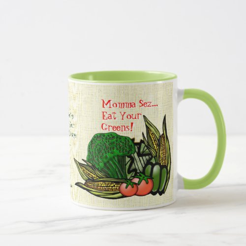 Eat Your Greens Personalized Mug Mug