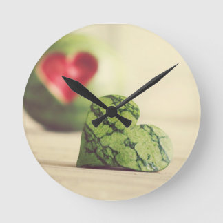 "Eat Your Heart Out" Watermelon Clock