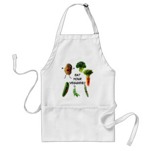 Eat Your Vegetables Adult Apron