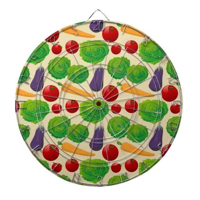 Eat Your Vegetables Dart Board (Front)