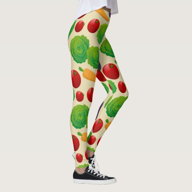 Eat Your Vegetables Leggings (Right)
