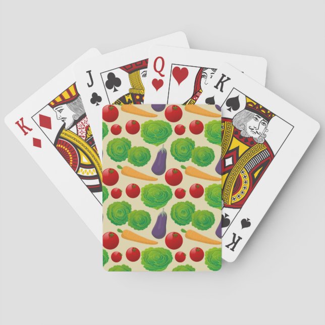Eat Your Vegetables Poker Cards (Back)