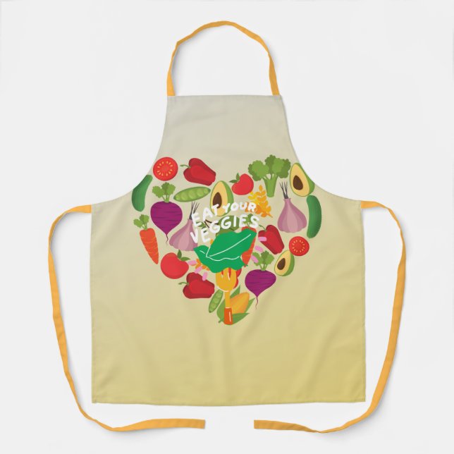 Eat Your Veggies! Apron (Front)