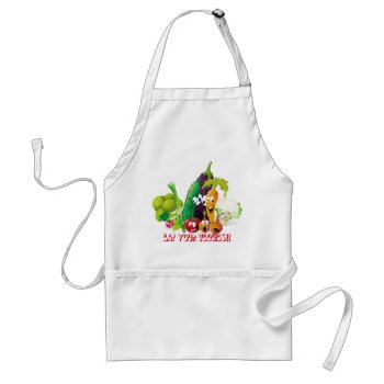 Eat Your Veggies Apron by Fiery_Fire at Zazzle