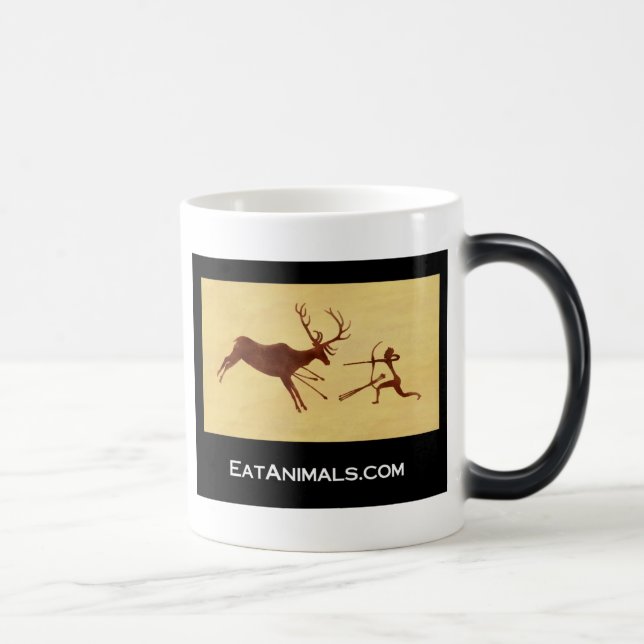 EatAnimals.com Morphing Mug (Right)