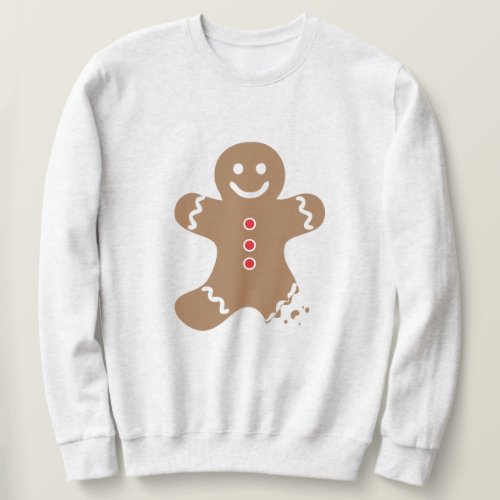 Eaten Gingerbread Man  Sweatshirt
