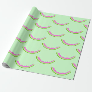 Eaten Watermelon Rind Wrapping Paper