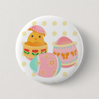 Eater Egg Chick Design Botton Pinback Button