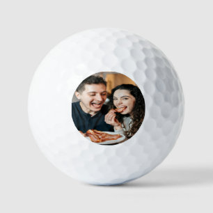 Eating Bacon Photo Customize Personalize Golf Balls