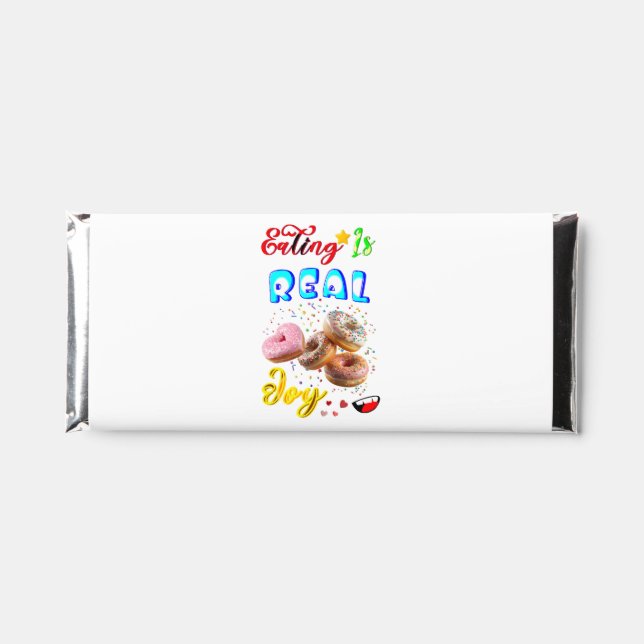 Eating Candy Is Real Joy Hershey Bar Favors (Front)