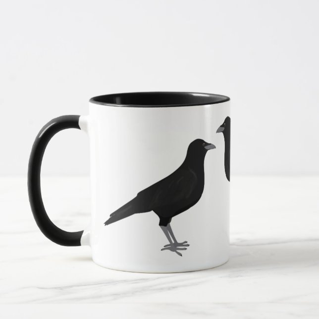 Eating Crow Mug (Left)