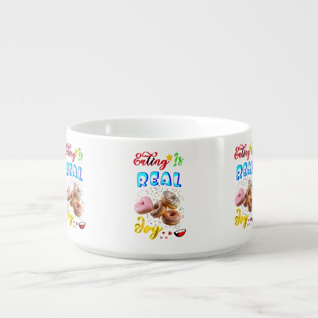 Eating Dining Is Real Joy Bowl (Center)