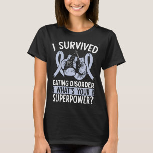 Eating Disorder Awareness Ribbon Survivor T-Shirt