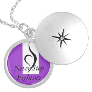 Eating Disorder Recovery Silver Plated Necklace