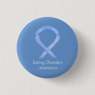 Eating Disorders Awareness Ribbon Custom Pin