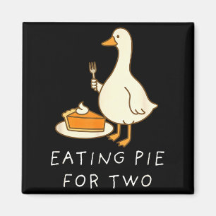 Eating E For Two Silly Goose Baby Announcement Mat Magnet