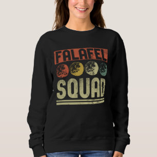 Eating Falafel Hummus Arabic Food Chef Sweatshirt
