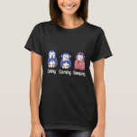 Eating Gaming Sleeping Penguin  T-Shirt